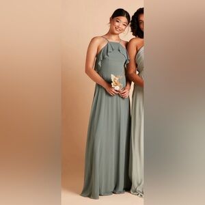 Birdy Grey Bridesmaid Dress in Sage Green (size small)